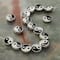 Black & White Enamel Metal Coin Yin Yang Beads, 11mm by Bead Landing™